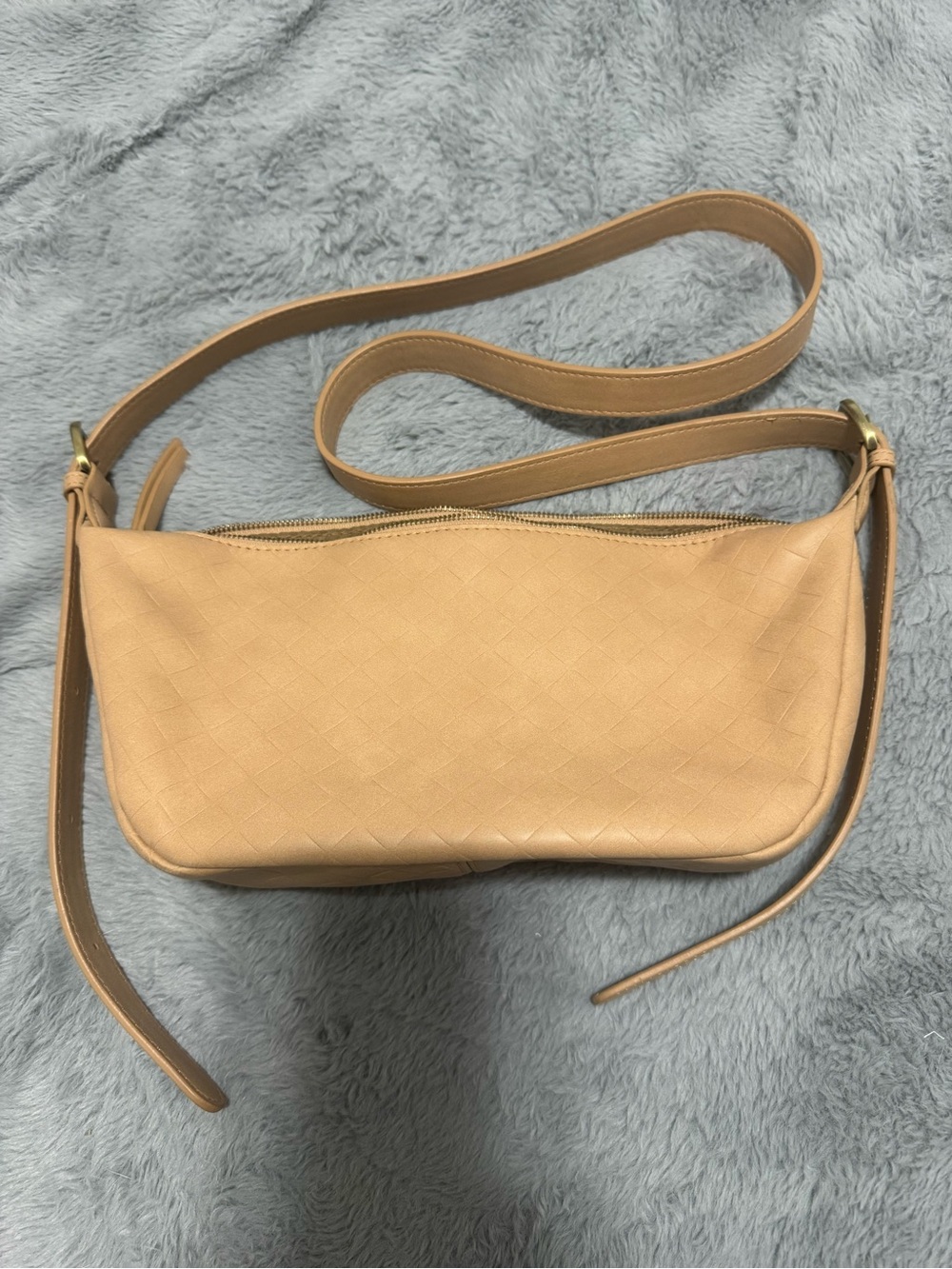 Womens Beige Shoulder Bag - Classic Neutral Crossbody